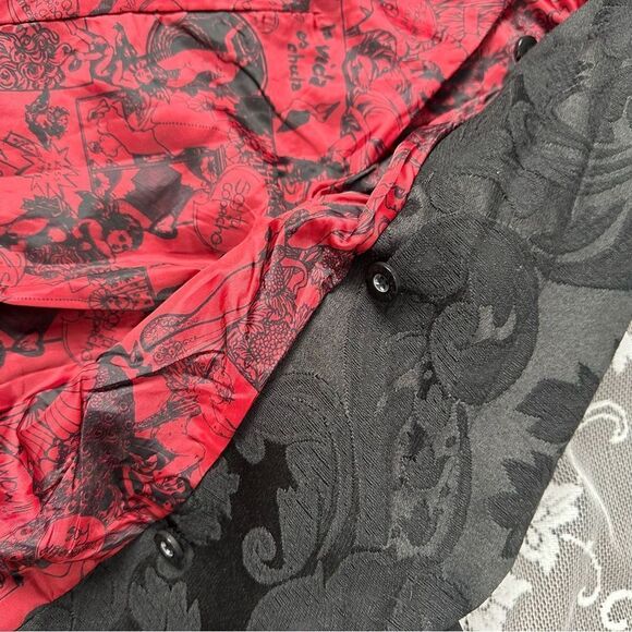 Desigual Black Brocade Blazer - Picture 8 of 15